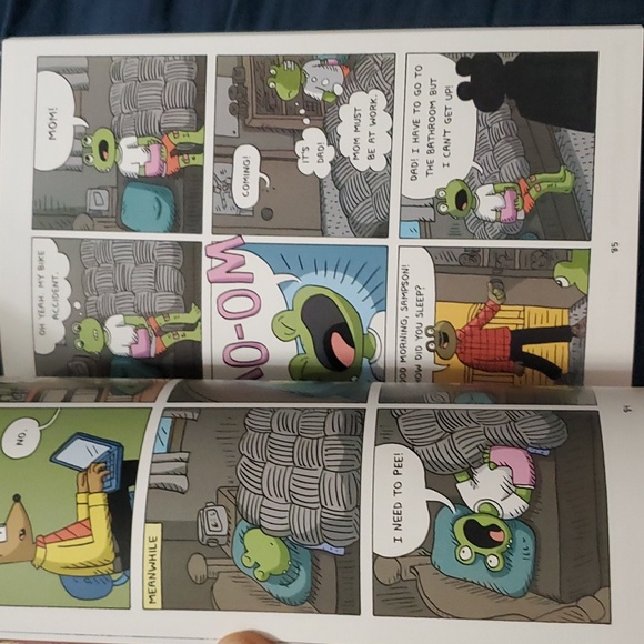 : 3 book lot mr.wolf's class bone the great cow race and drama - Picture 10 of 10